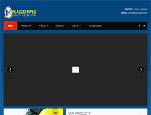 Tablet Screenshot of plascopipes.com